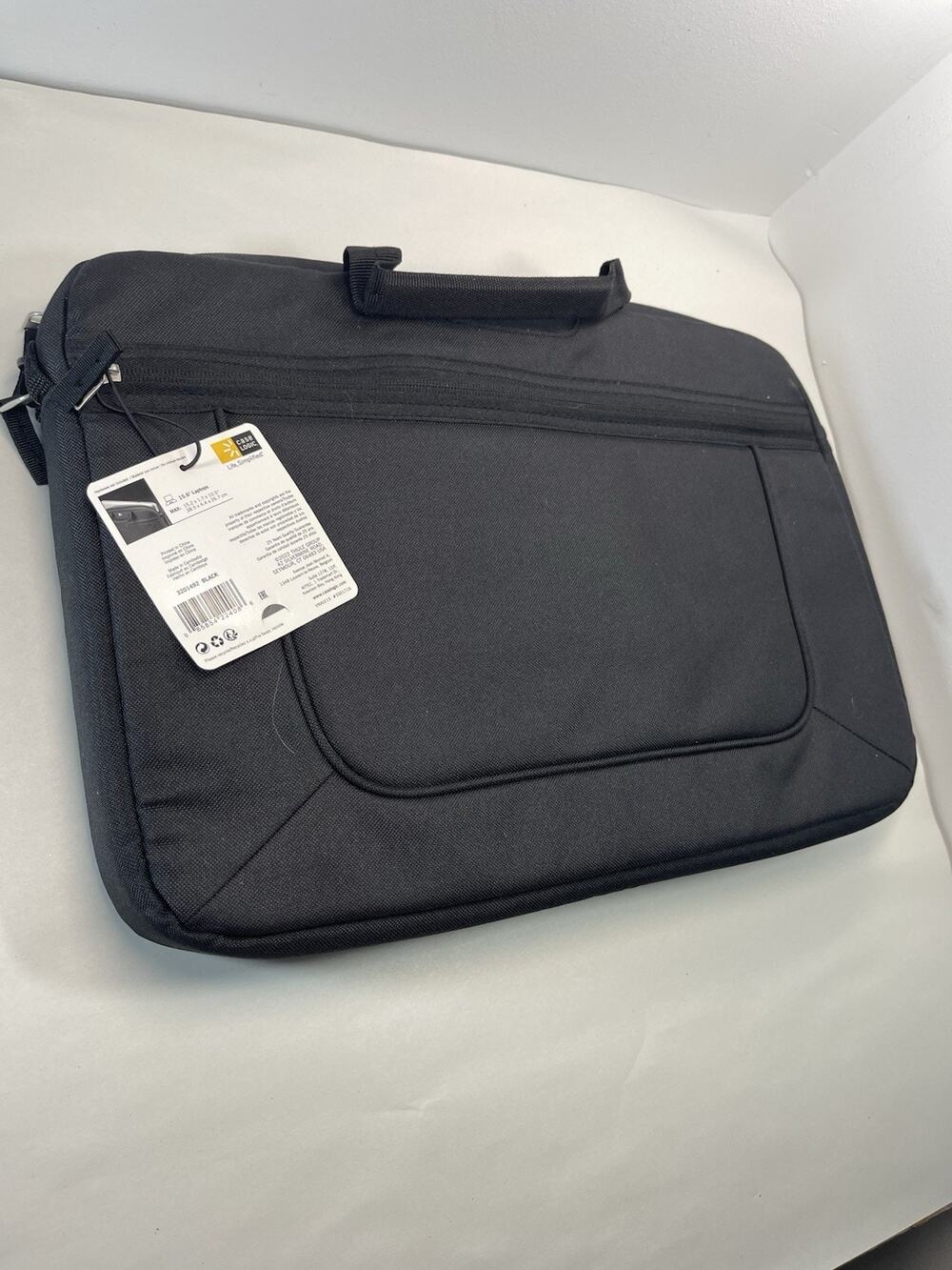 Case Logic 15.6” Laptop Carrying Case Shoulder Bag Briefcase Black NWT